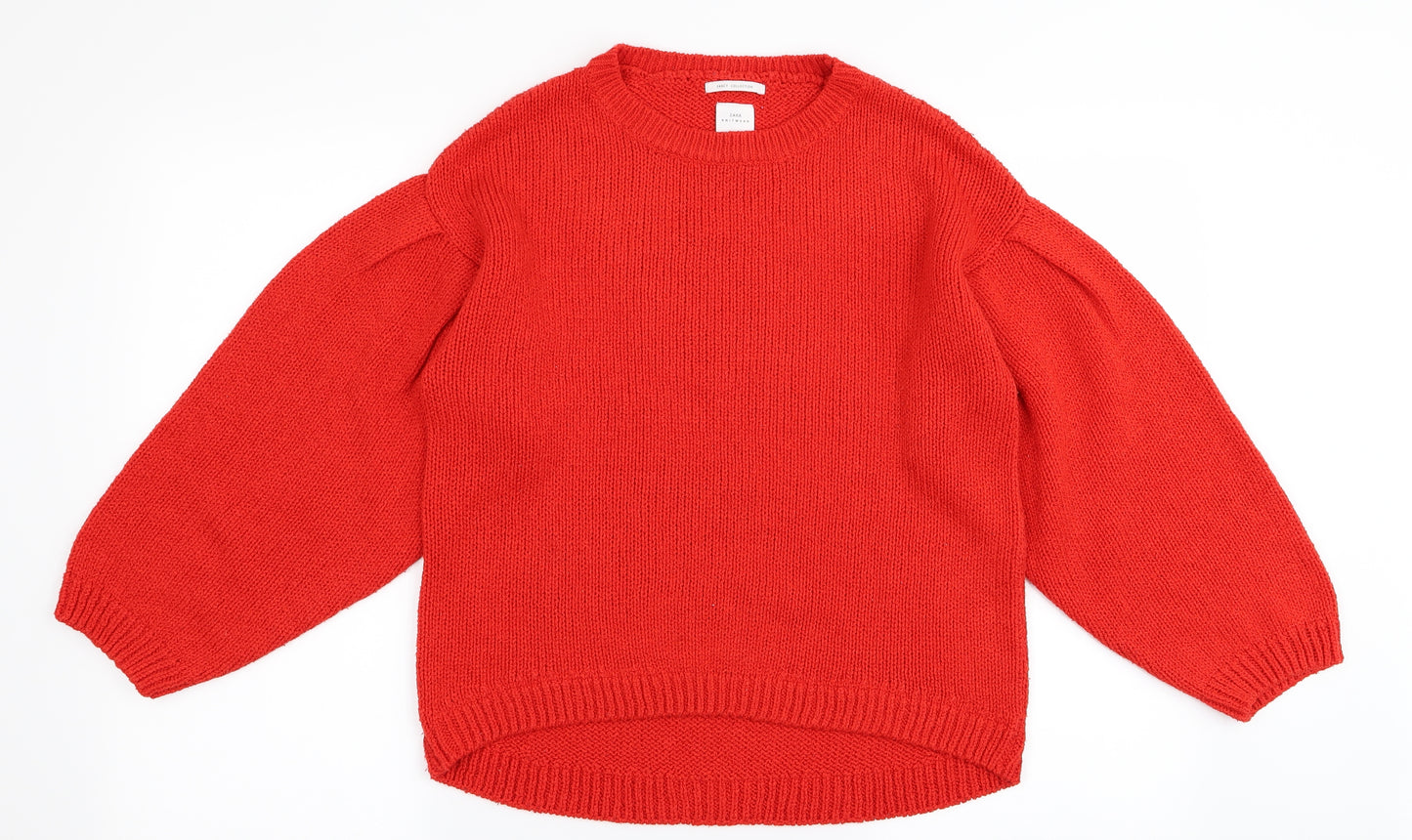 Zara Girls Red   Pullover Jumper Size 13-14 Years