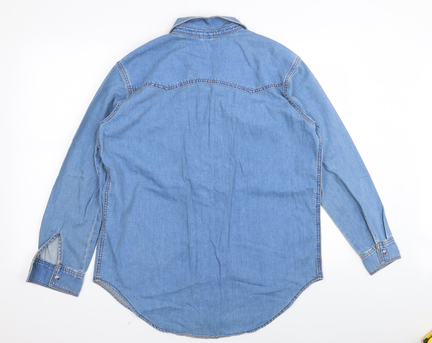 Topshop Womens Blue  Denim T-Shirt Dress  Size 12