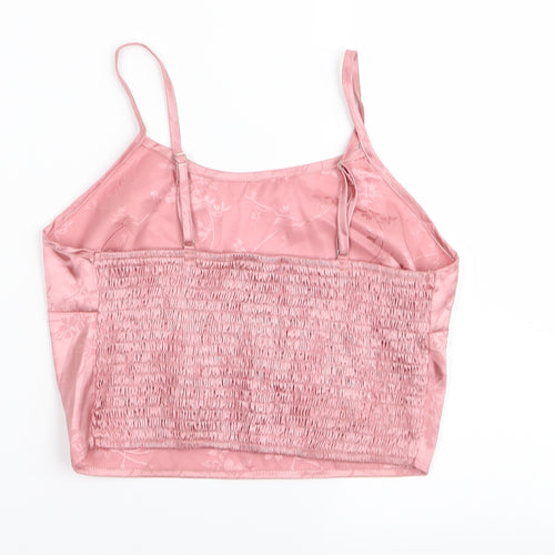 SheIn Womens Pink Floral  Camisole Tank Size M