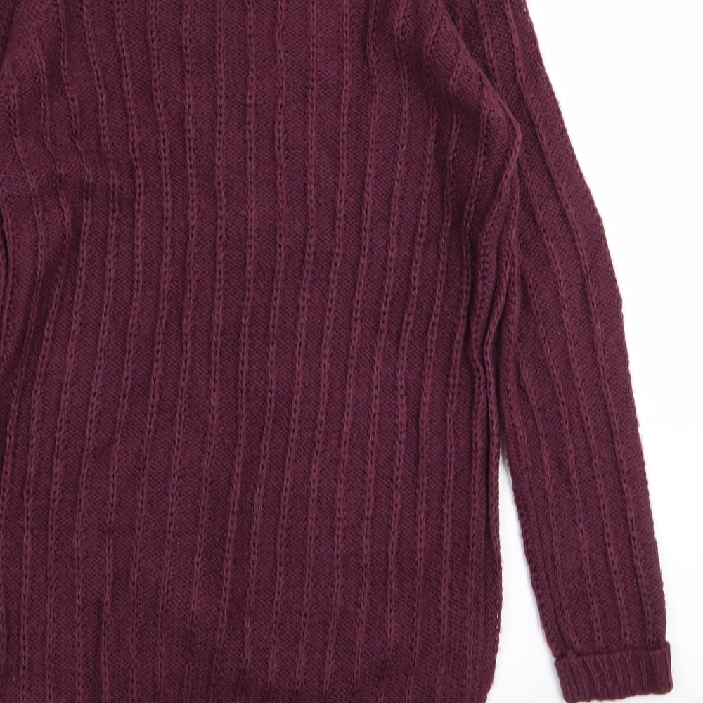 Select Womens Purple   Jumper Dress  Size 8