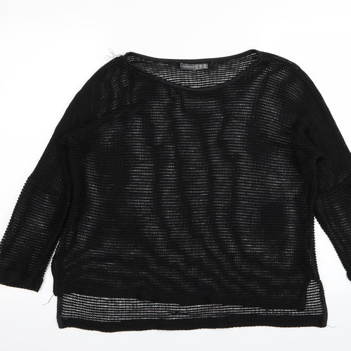 Primark Womens Black   Basic T-Shirt Size 8