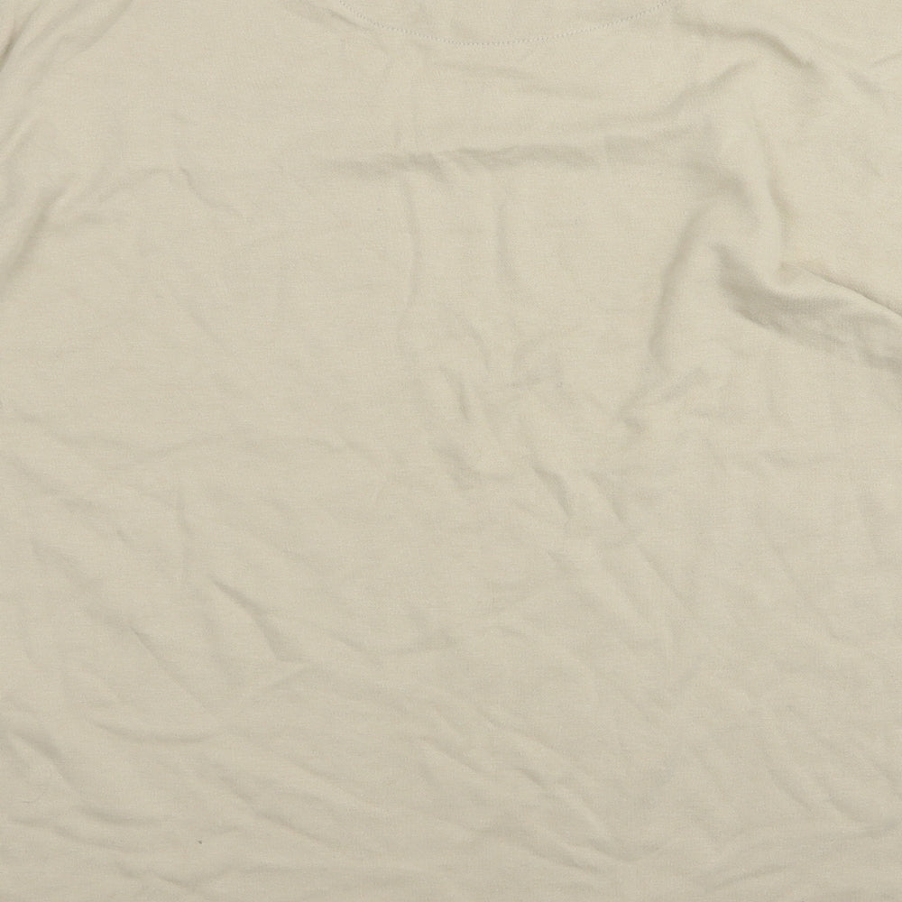 Easy Mens Beige    T-Shirt Size 2XL