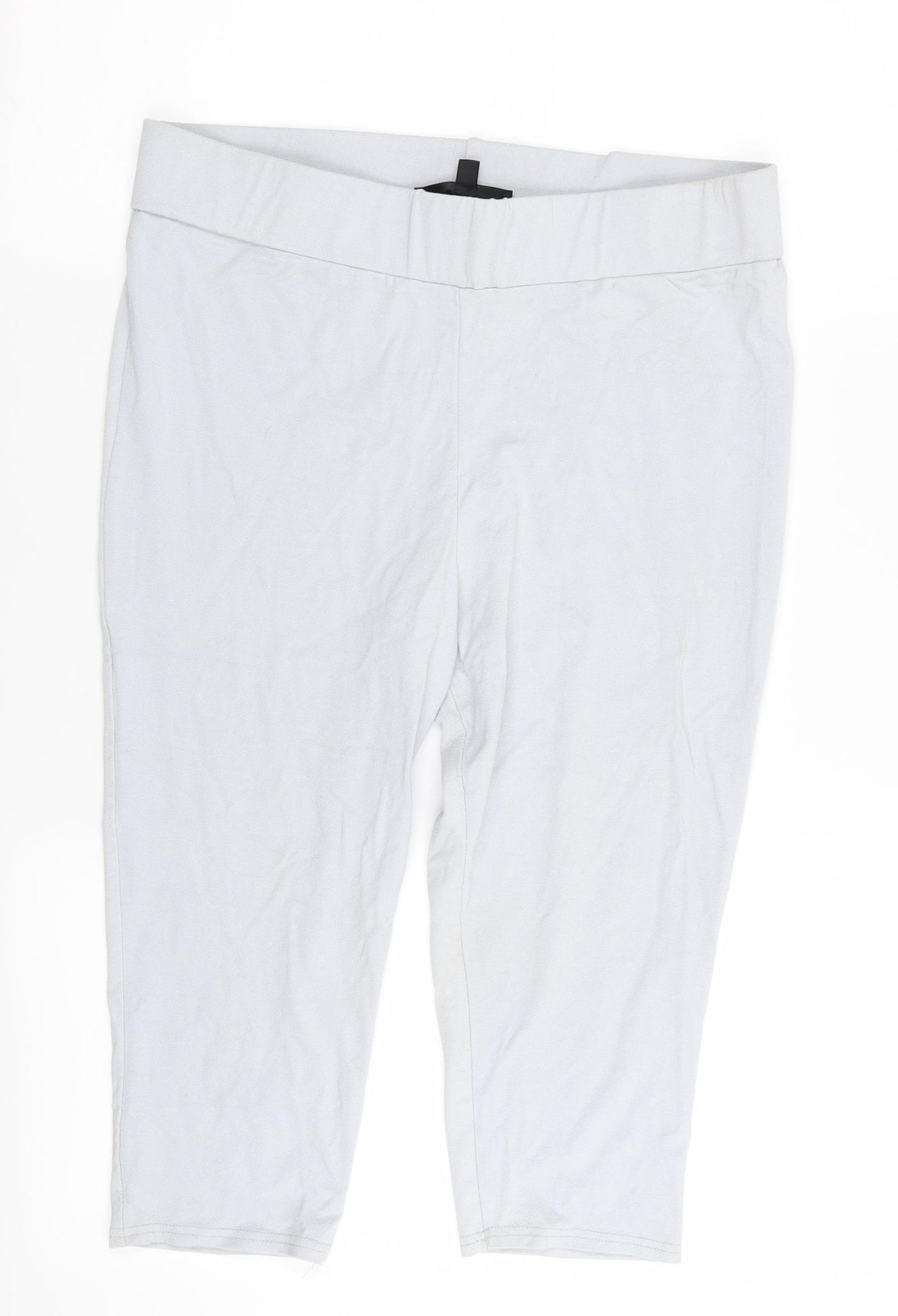Missguided Womens Blue   Capri Leggings Size 14