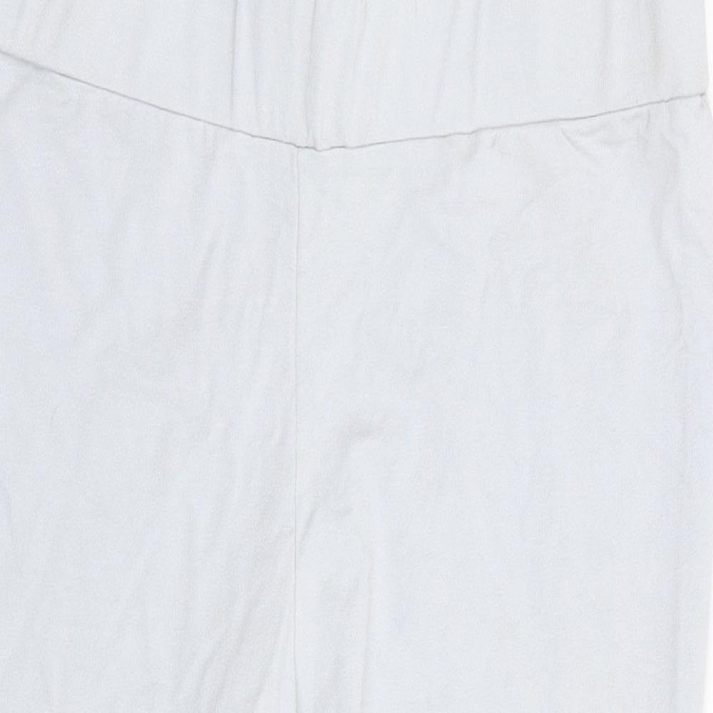 Missguided Womens Blue   Capri Leggings Size 14