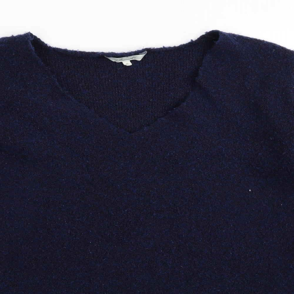 Peacocks Womens Blue   Pullover Jumper Size XL