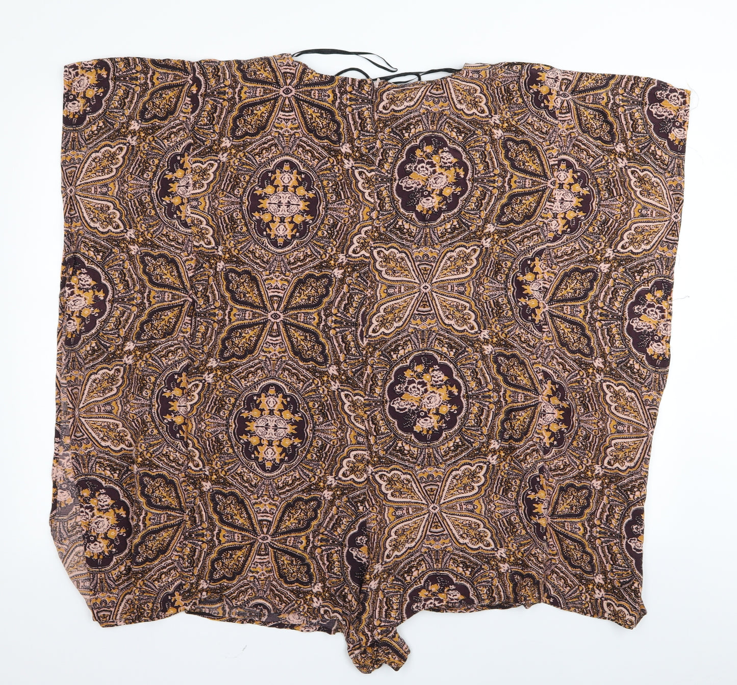 Topshop Womens Multicoloured Geometric  Playsuit One-Piece Size 8