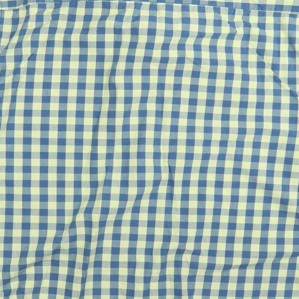 Easy Mens Green Check   Button-Up Size 2XL