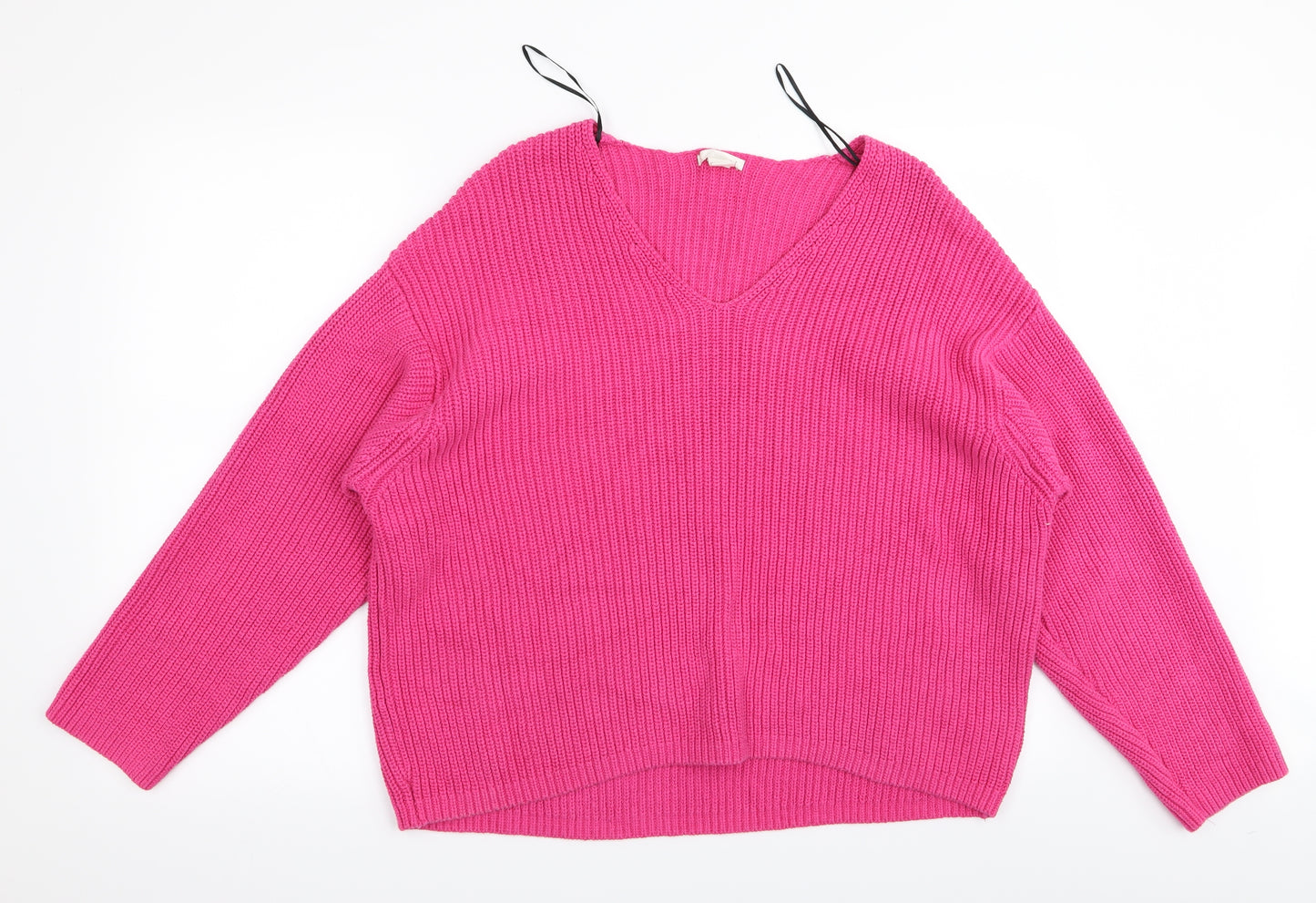 H&M Womens Pink   Pullover Jumper Size 12