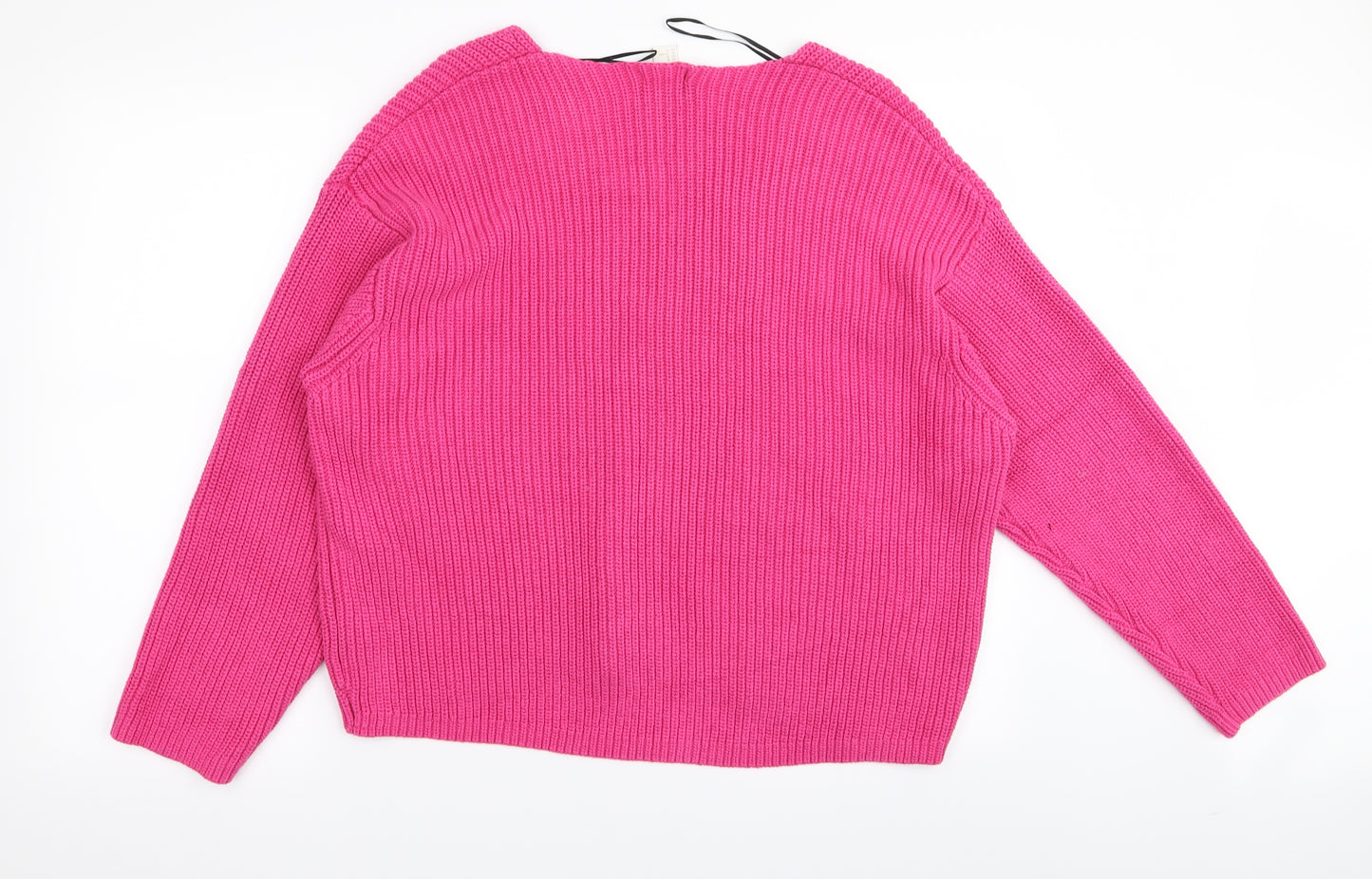 H&M Womens Pink   Pullover Jumper Size 12