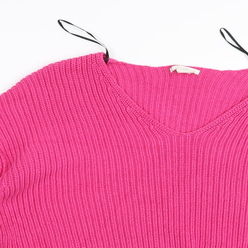 H&M Womens Pink   Pullover Jumper Size 12
