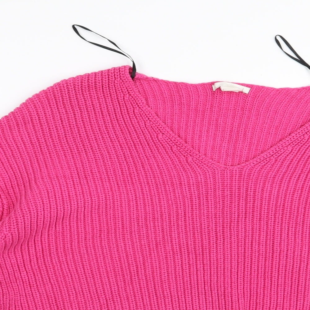 H&M Womens Pink   Pullover Jumper Size 12