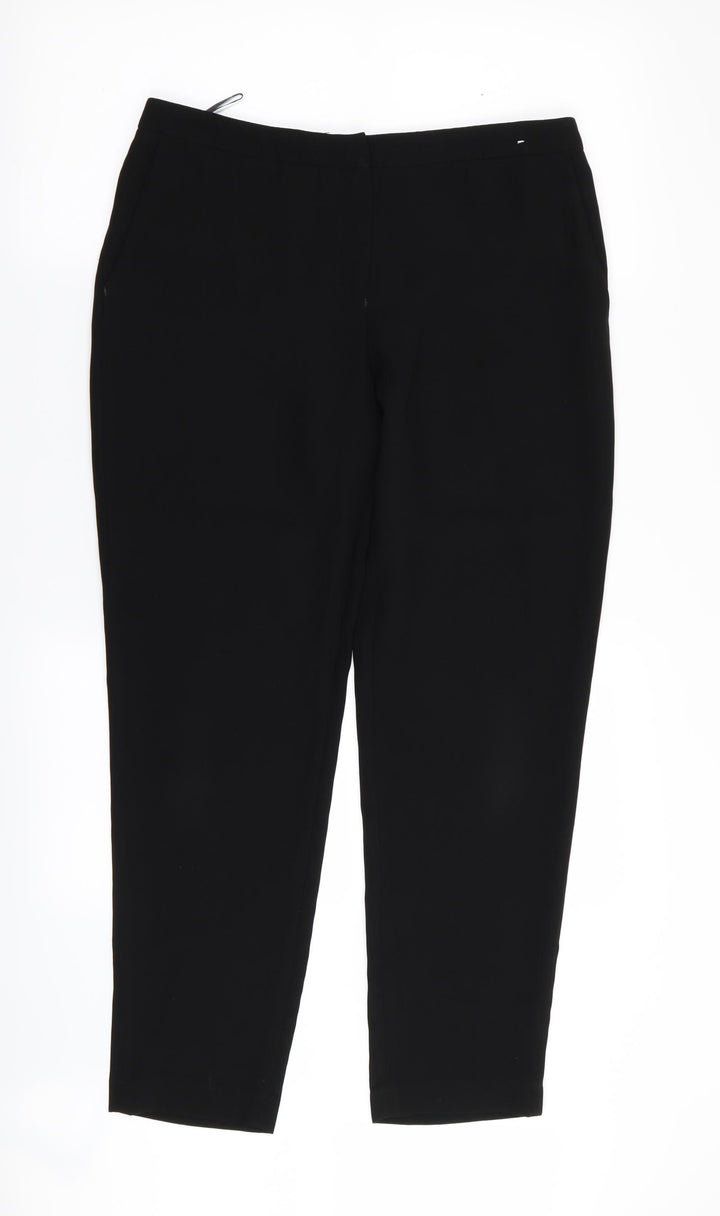 NEXT Womens Black   Trousers  Size 10 L27 in