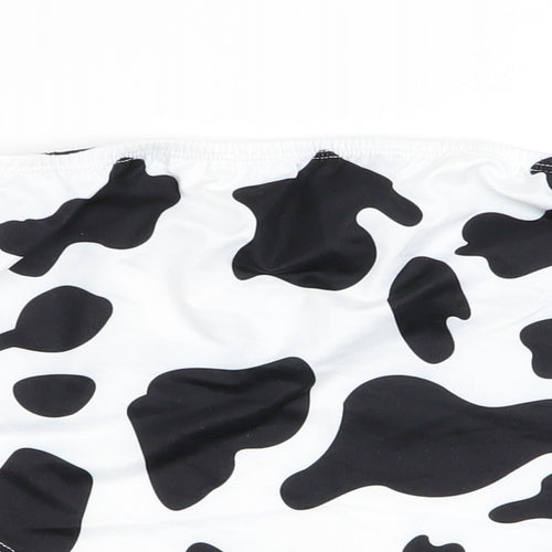 SheIn Womens White Animal Print  Basic Tank Size S  - Boob Tube