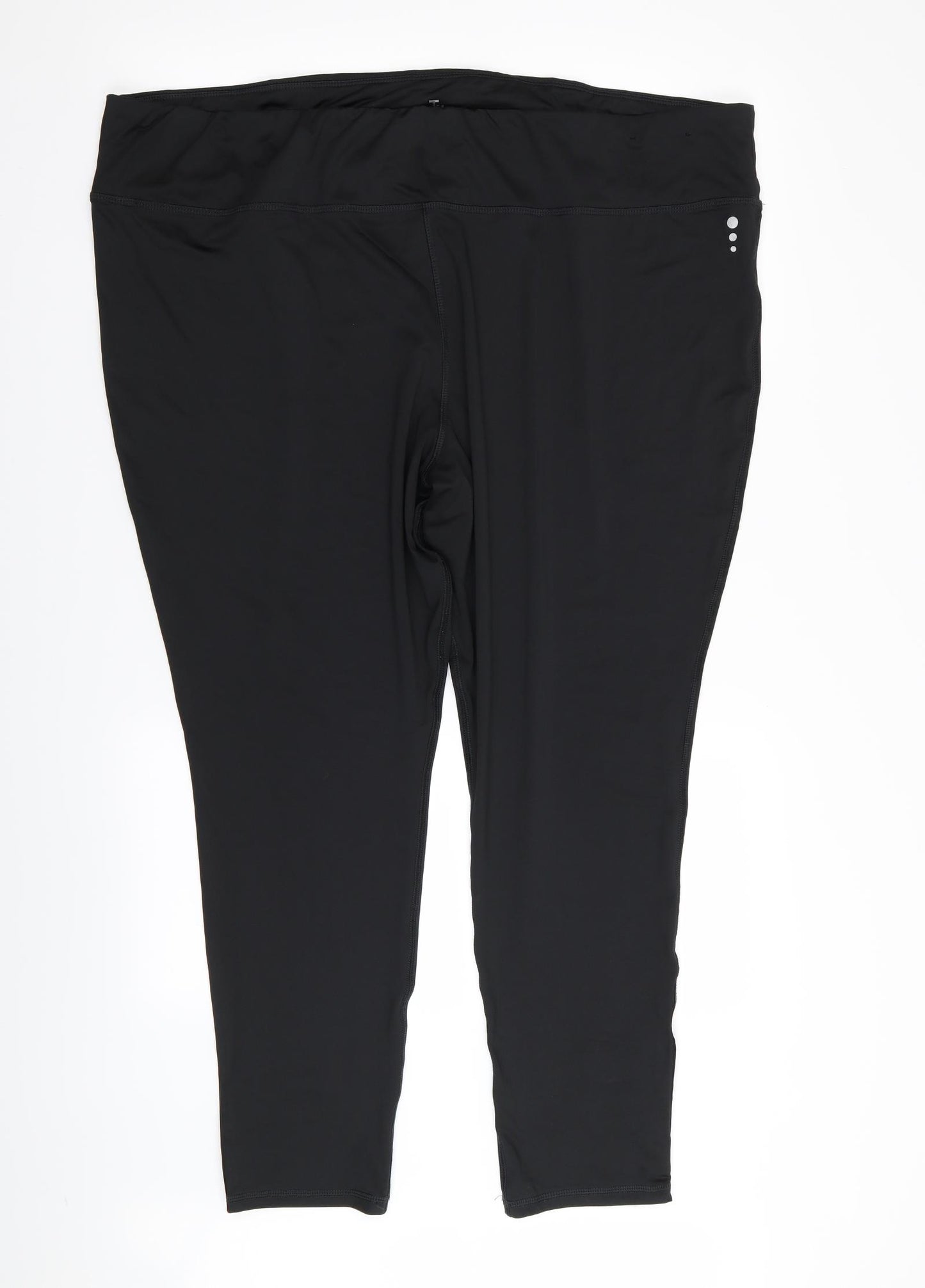 TU Womens Black   Compression Leggings Size 26 L27 in - Stretch waistband