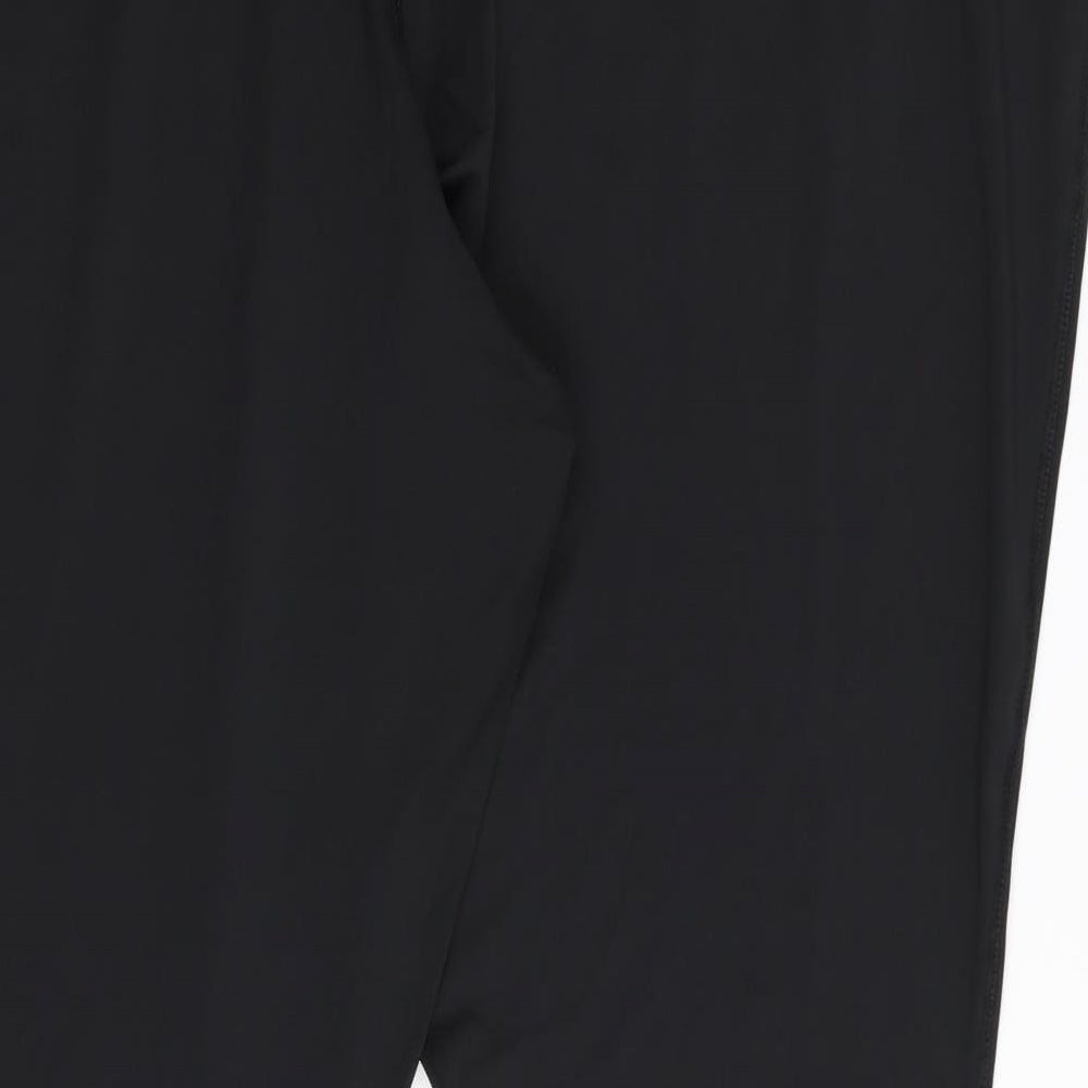 TU Womens Black   Compression Leggings Size 26 L27 in - Stretch waistband