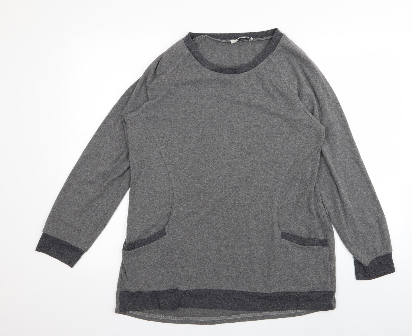 Yidarton Womens Grey   Basic T-Shirt Size L