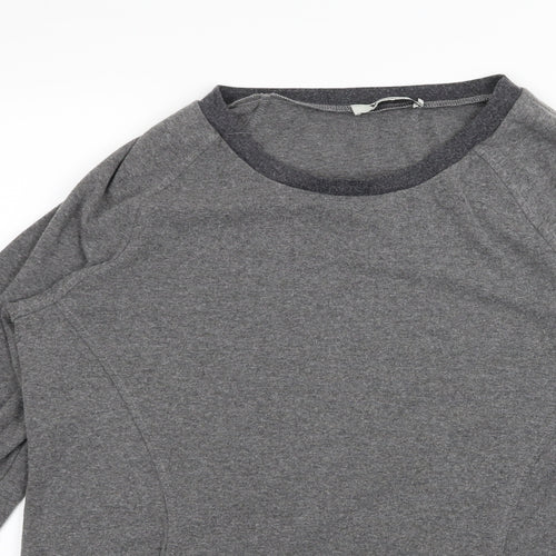 Yidarton Womens Grey   Basic T-Shirt Size L