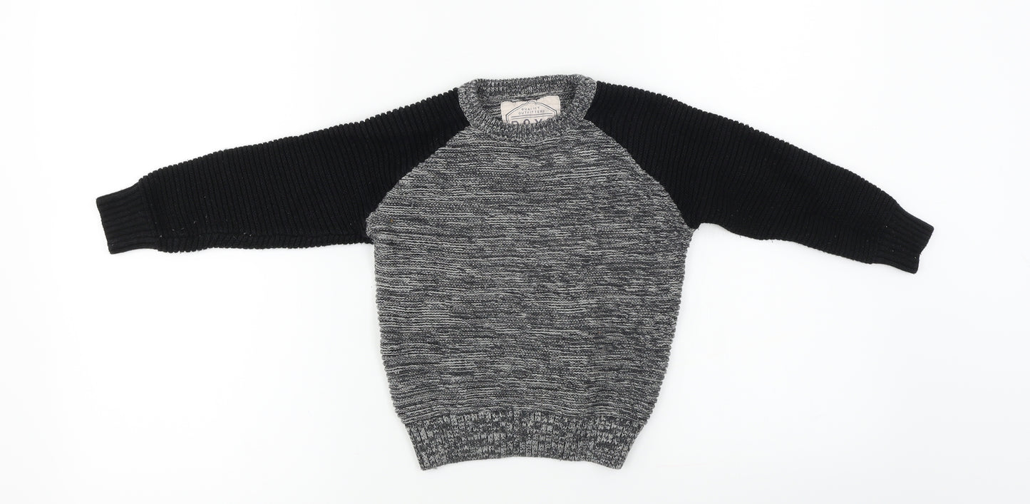quality outfitters  Boys Grey   Pullover Jumper Size 6 Years