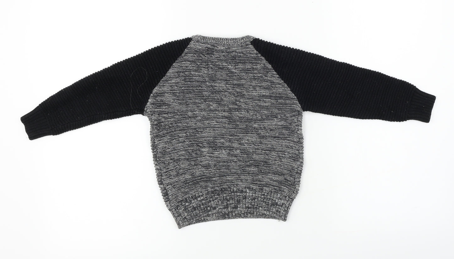 quality outfitters  Boys Grey   Pullover Jumper Size 6 Years