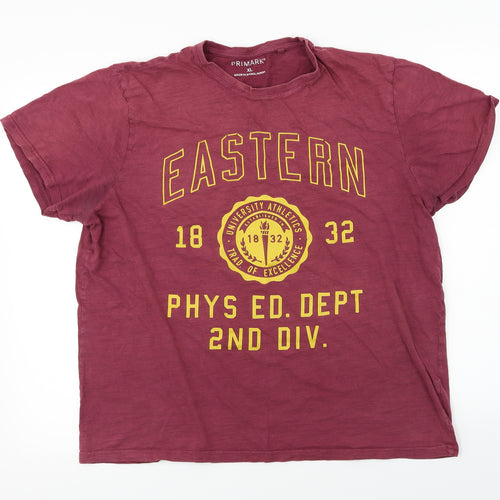 Primark  Mens Red    T-Shirt Size XL