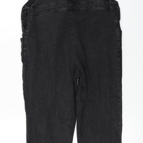 F&F  Girls Black   Dungaree One-Piece Size 13-14 Years