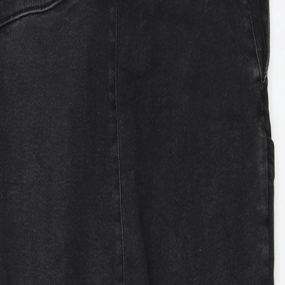 F&F  Girls Black   Dungaree One-Piece Size 13-14 Years
