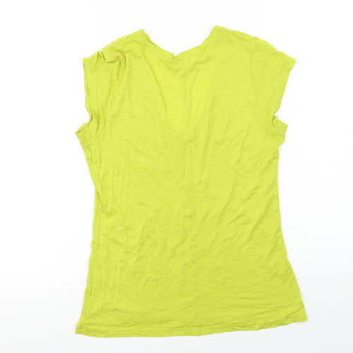 Miss Selfridge  Womens Yellow   Basic T-Shirt Size 10