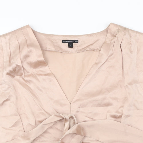 Limited Collection  Womens Pink   Basic Blouse Size 14