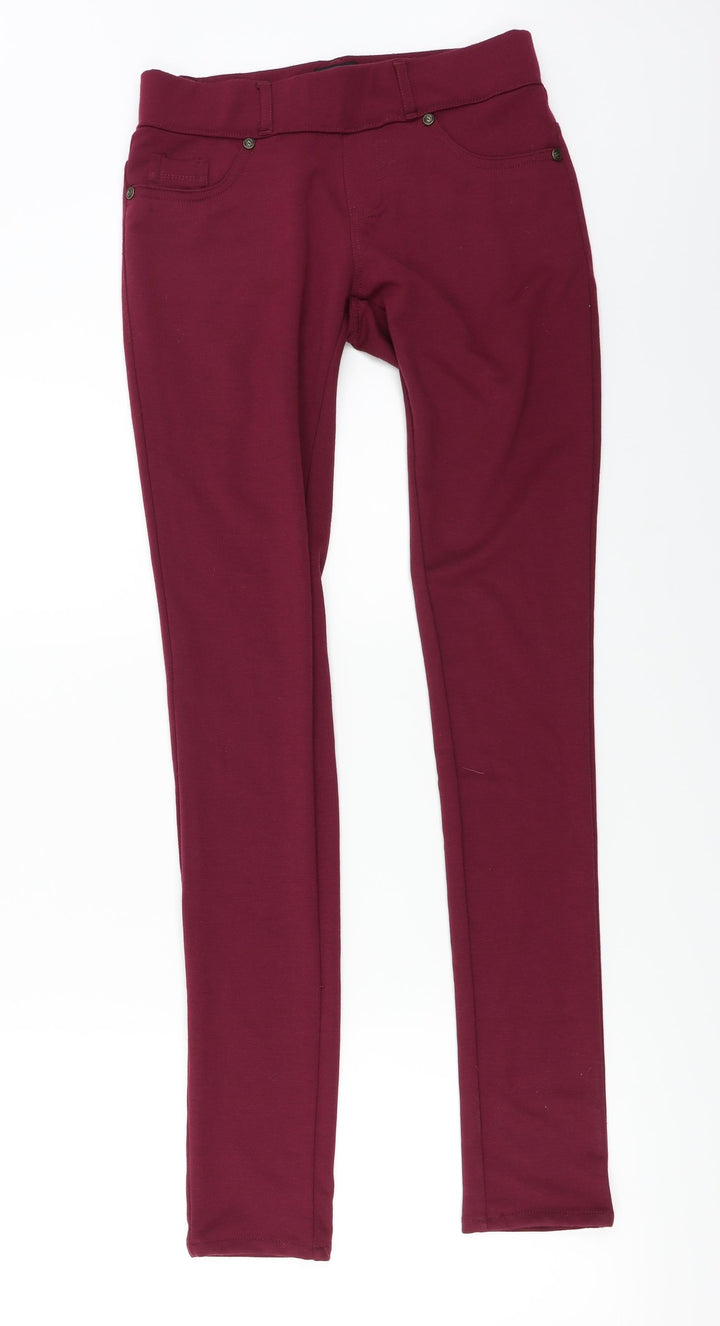 B.you Womens Purple Trousers Size 12 L29 in
