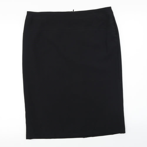 George  Womens Black   A-Line Skirt Size 34 in