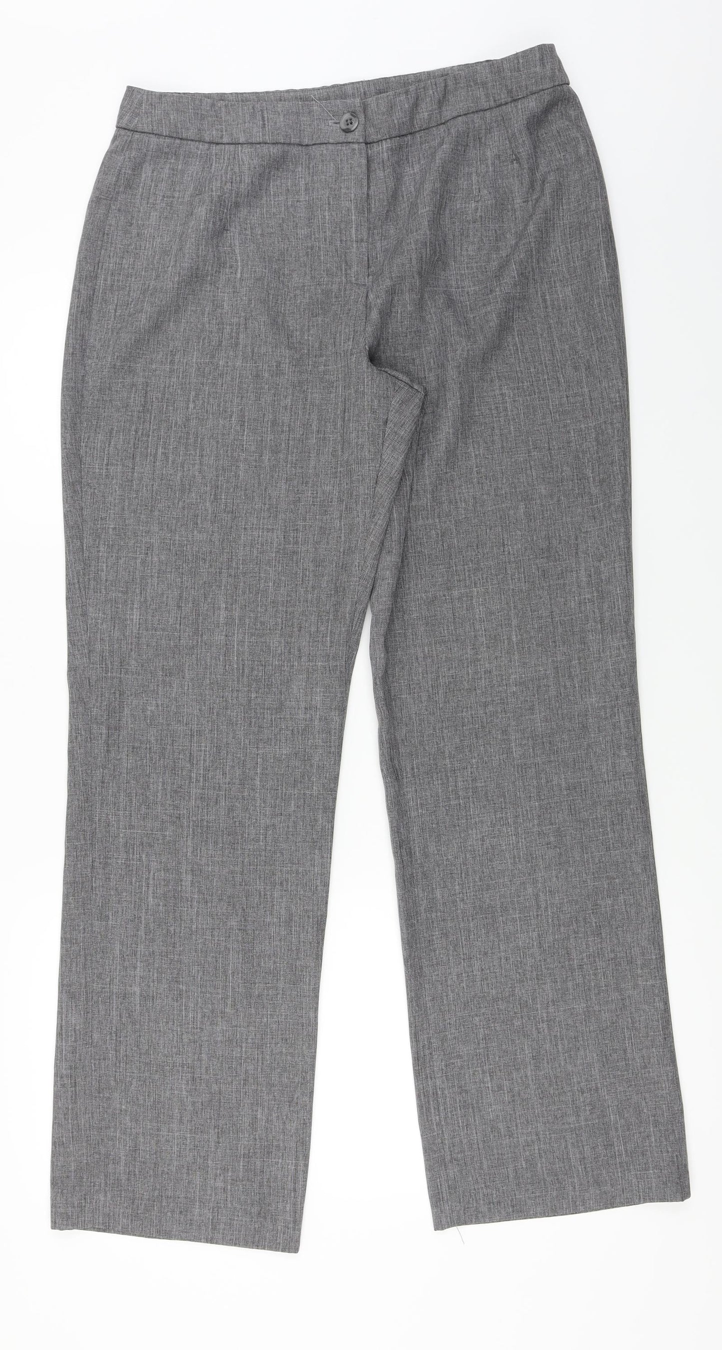 George  Womens Grey   Trousers  Size 14 L28 in
