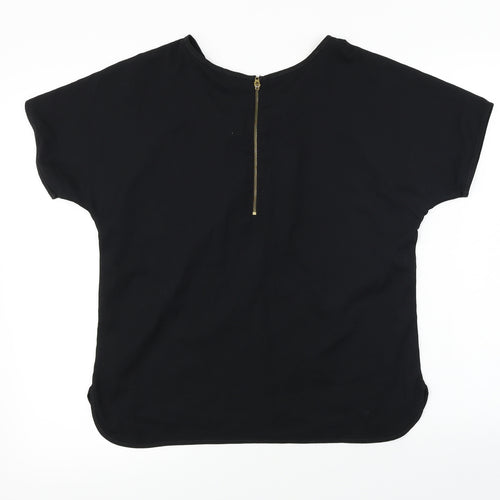 Papaya  Womens Black   Basic Blouse Size 12