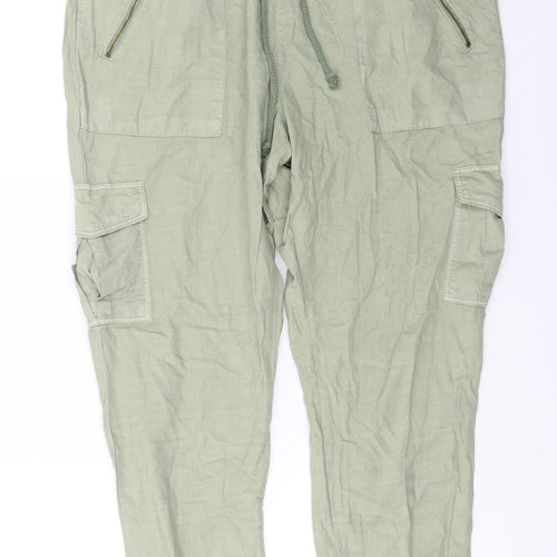 Marks and Spencer  Womens Green   Trousers  Size 34 in L24 in