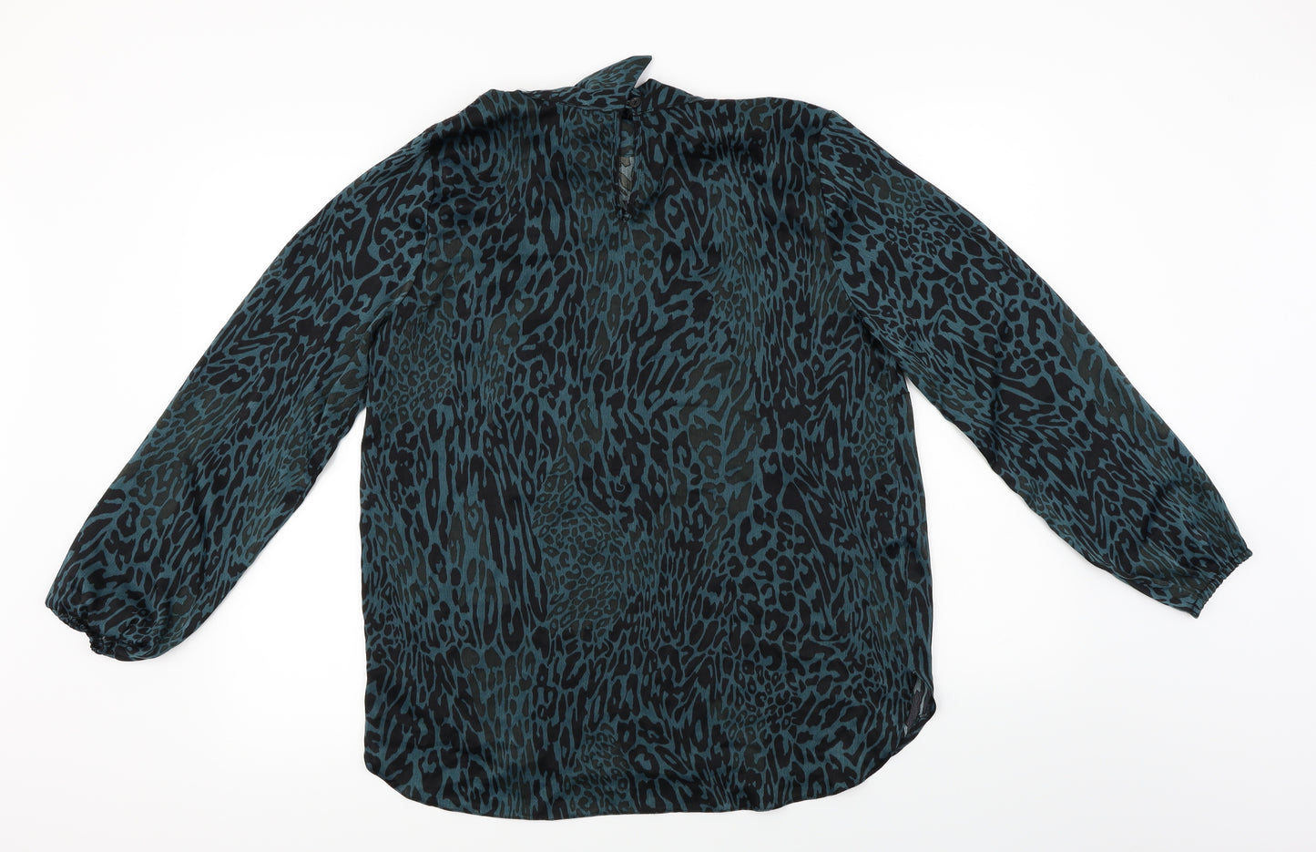 Primark  Womens Green Animal Print  Basic Blouse Size 14