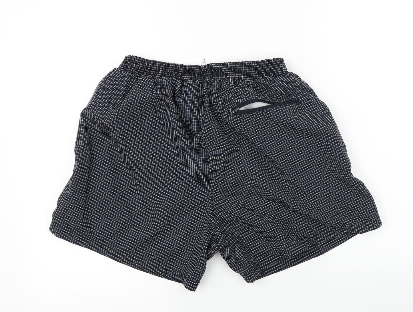 OCV Mens Grey Check  Bermuda Shorts Size L