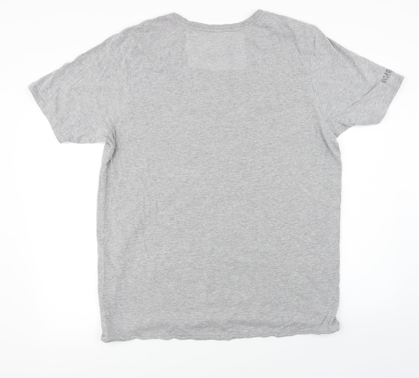 Police  Mens Grey    T-Shirt Size XL
