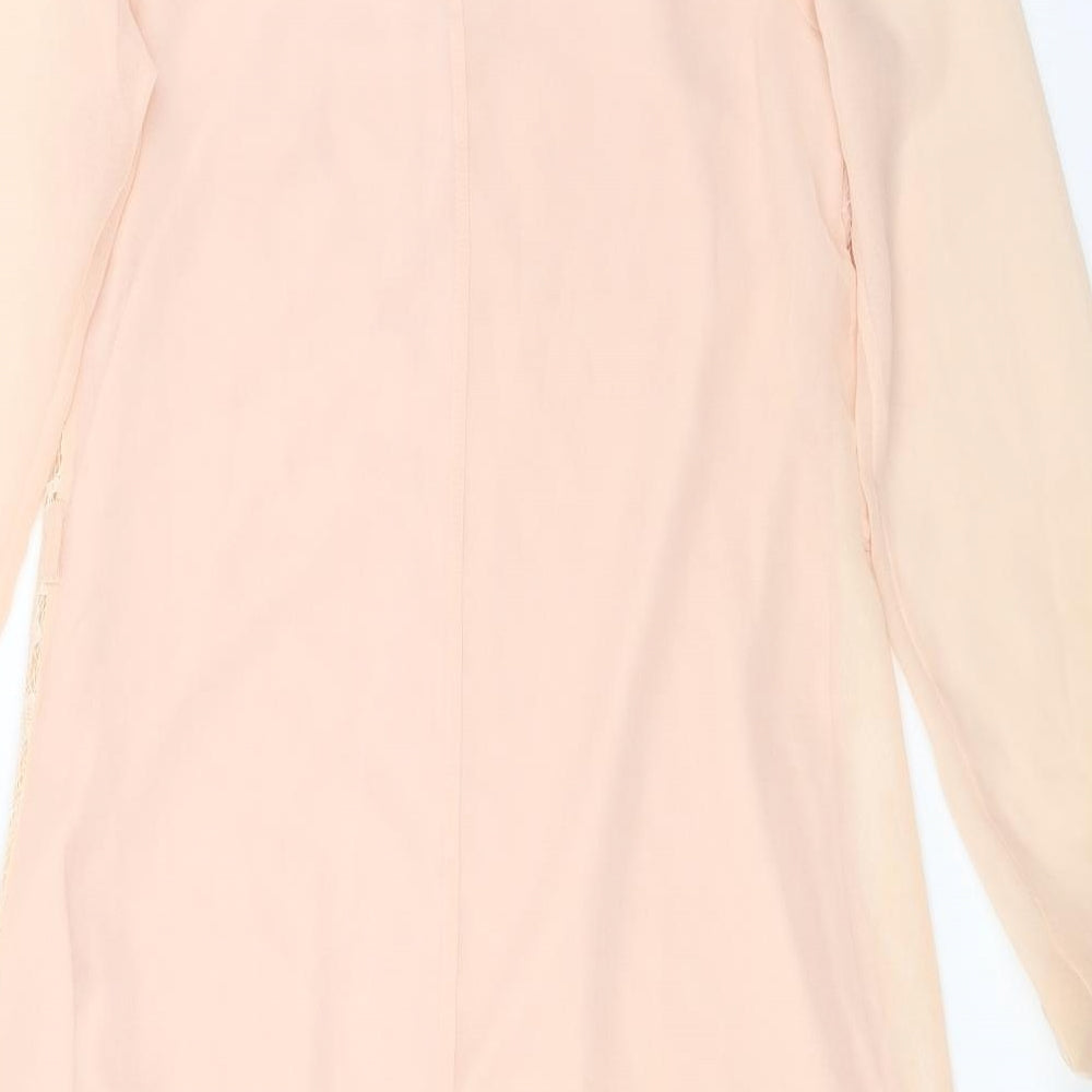 Atmosphere  Womens Pink Floral  Basic Blouse Size 8