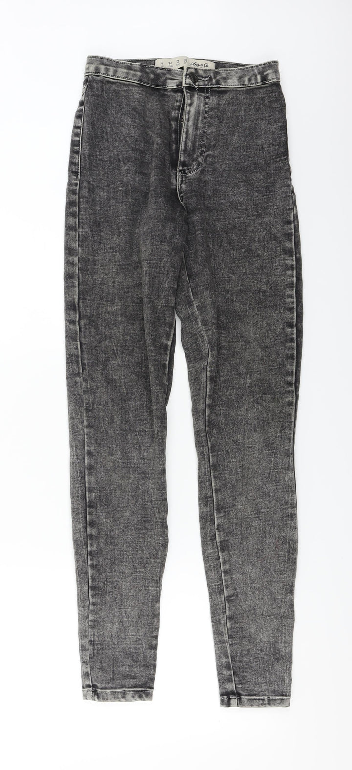 denim co Womens Grey Skinny Jeans Size 6 L28 in