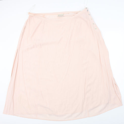 Essence    Womens Pink   A-Line Skirt Size 38 in