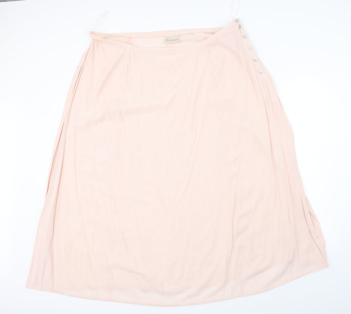 Essence    Womens Pink   A-Line Skirt Size 38 in