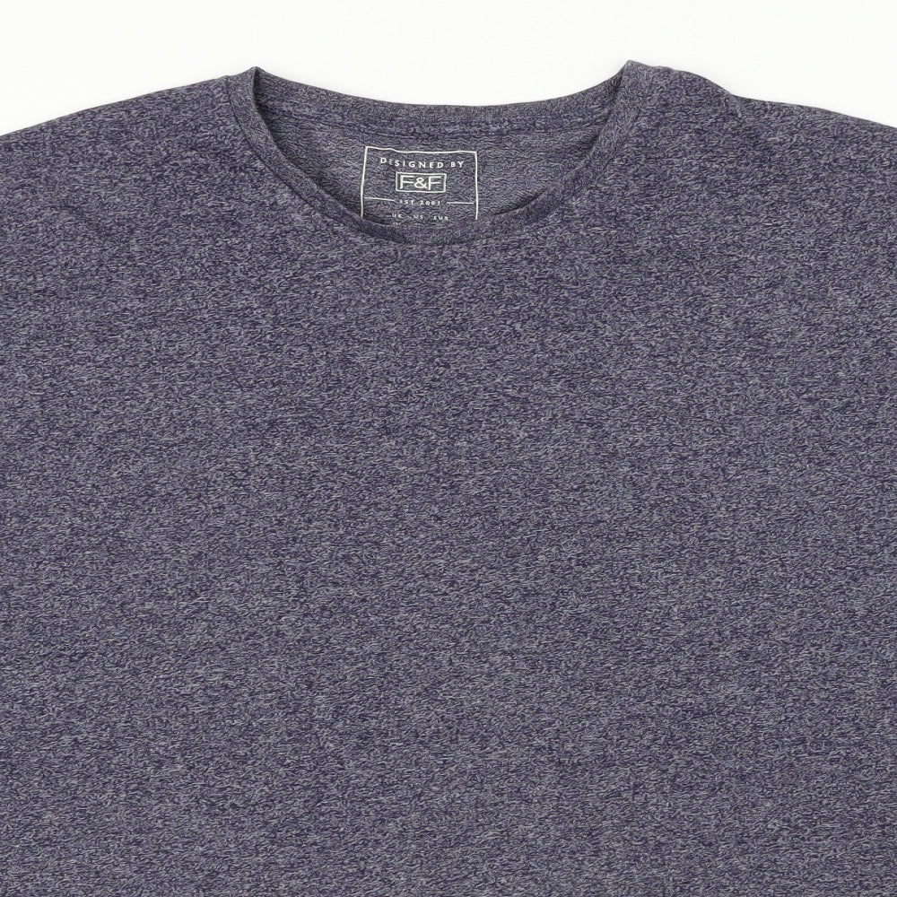 F&F  Womens Blue   Basic T-Shirt Size 2XL