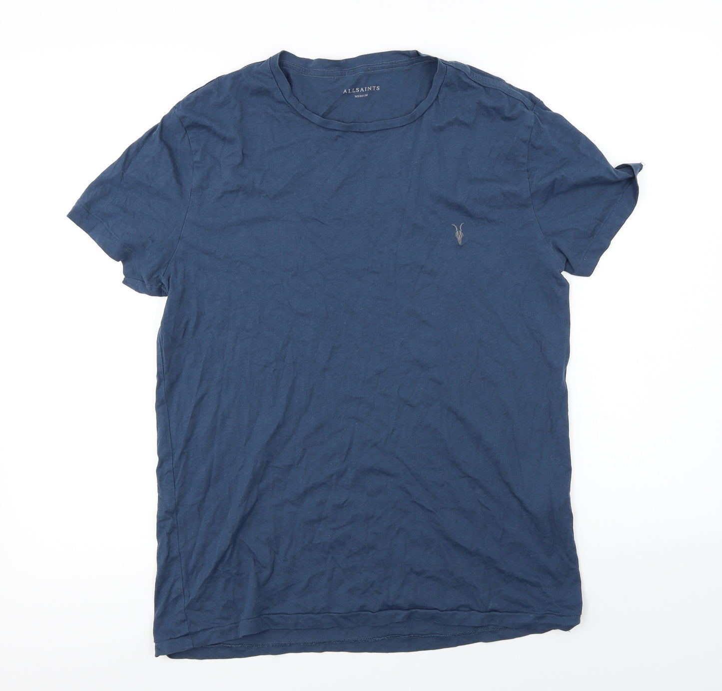 AllSaints  Mens Blue    T-Shirt Size M