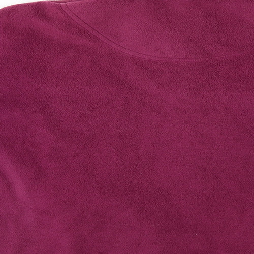 Active Womens Purple   Full Zip Jumper Size 14