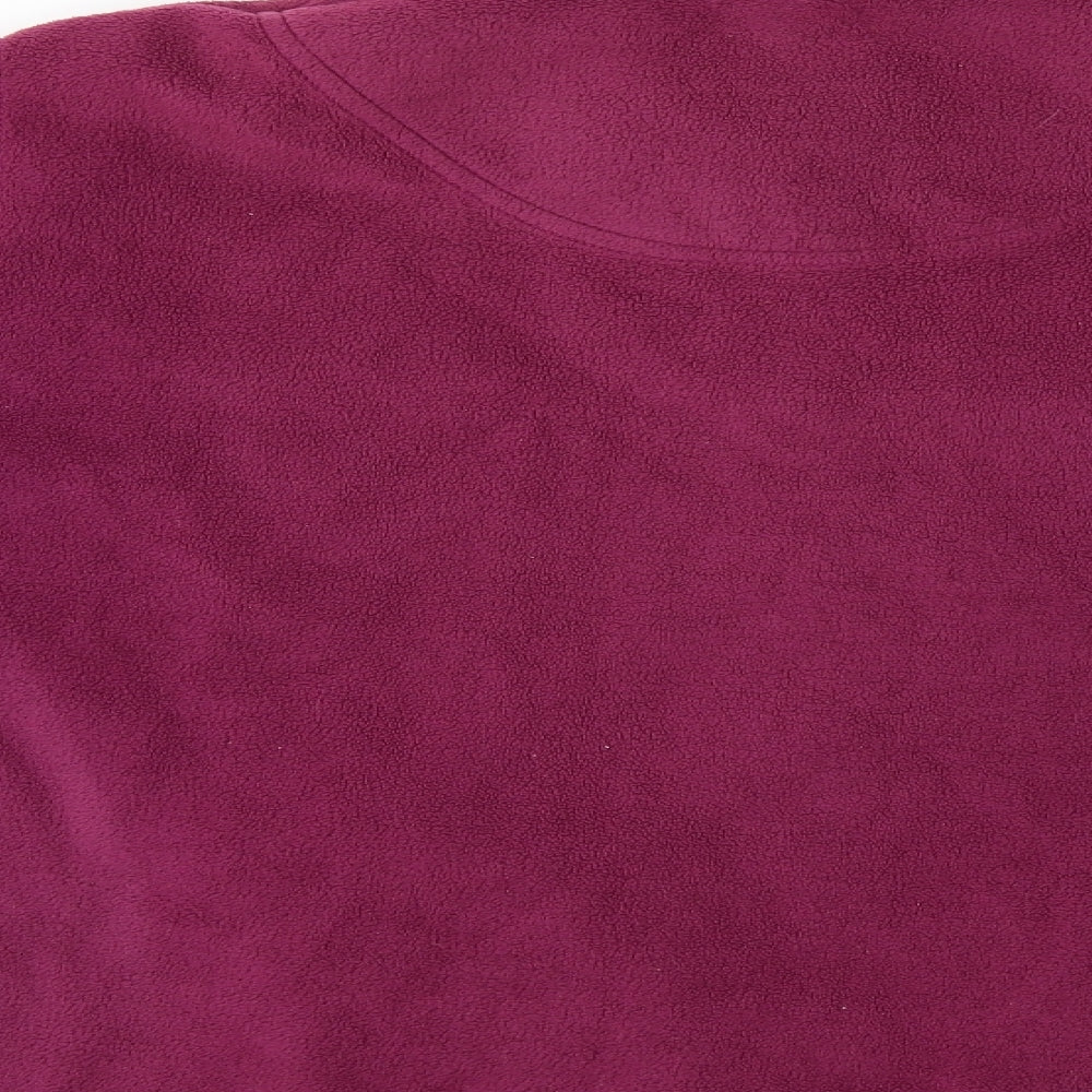 Active Womens Purple   Full Zip Jumper Size 14