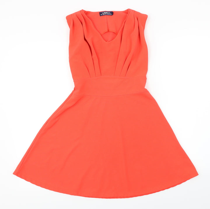 New York Laundry Womens Orange A-Line Size M