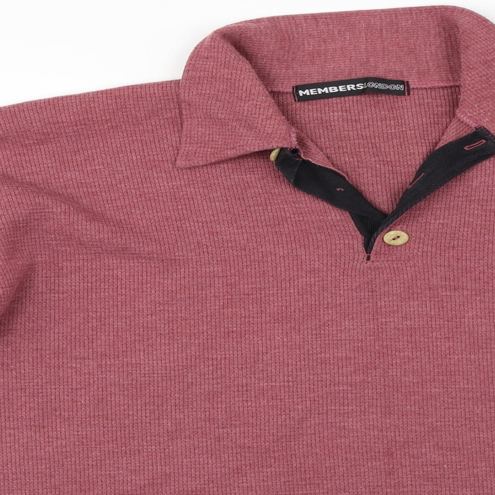 members london Mens Red    Polo Size XL