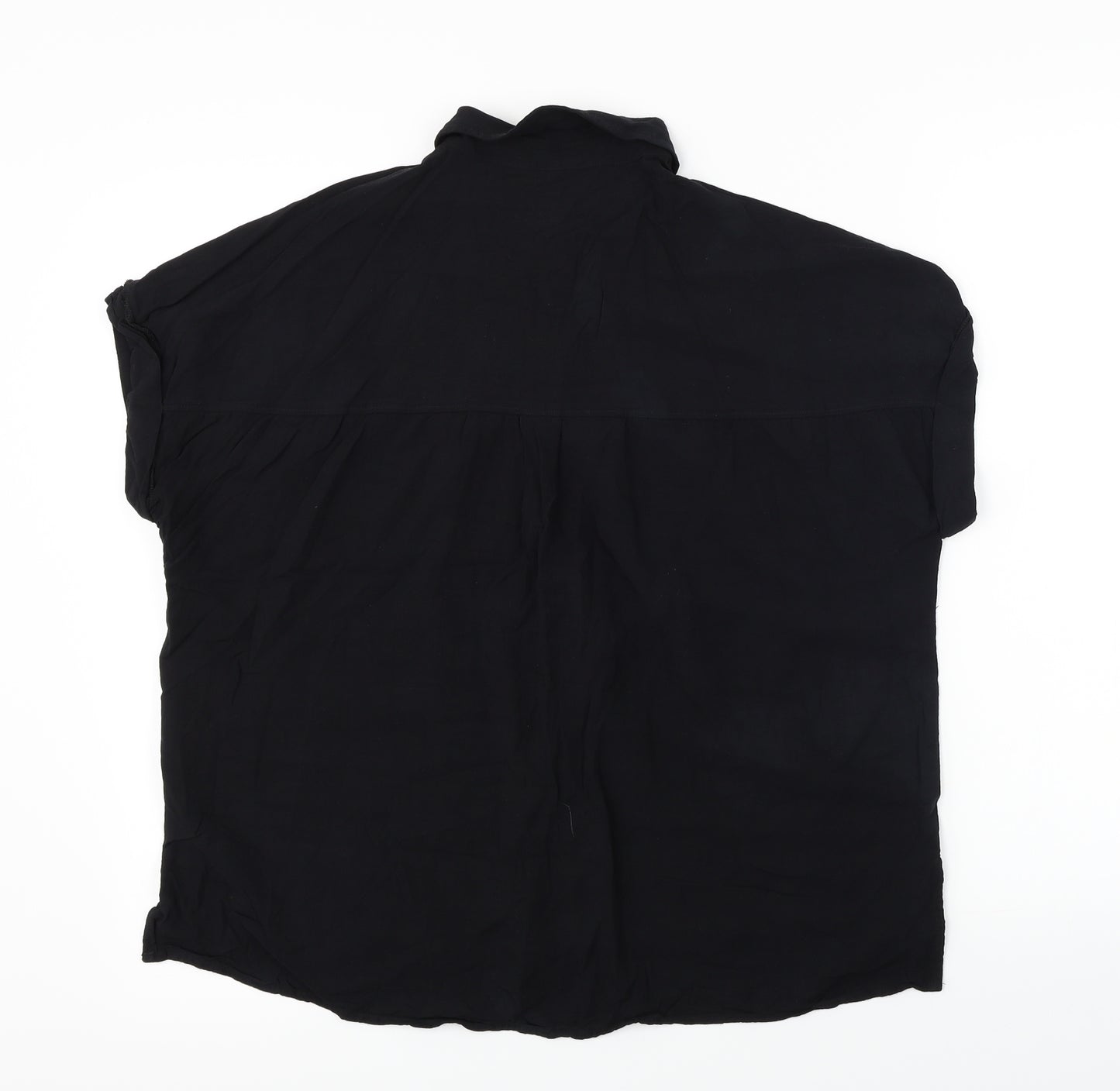 New Look  Womens Black   Basic Button-Up Size 14