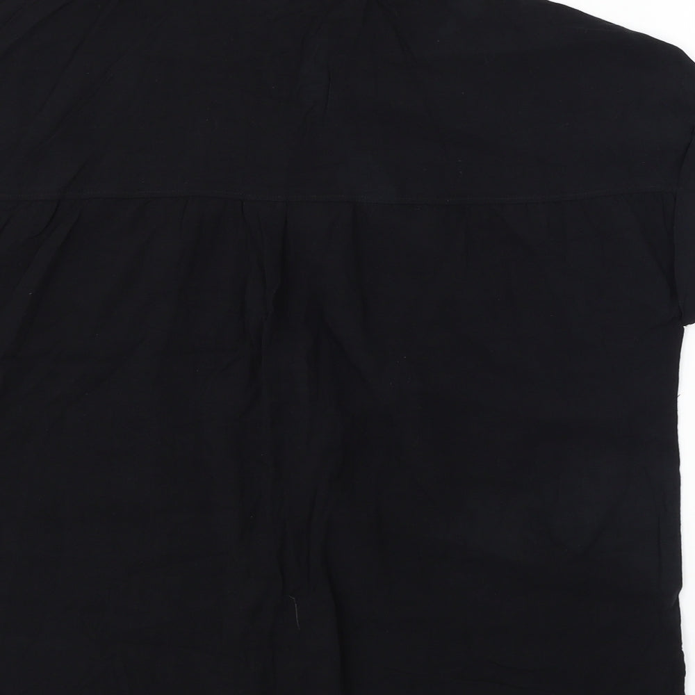 New Look  Womens Black   Basic Button-Up Size 14