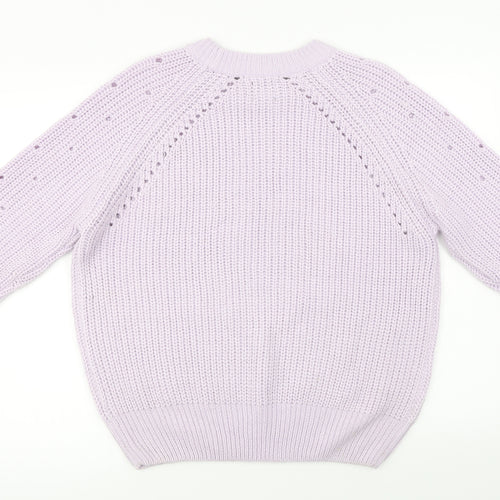 Be You  Womens Purple   Pullover Jumper Size 12