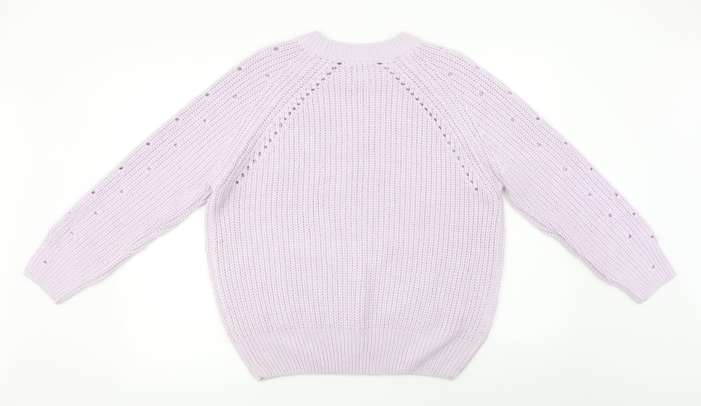 Be You  Womens Purple   Pullover Jumper Size 12